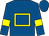 Royal blue, yellow hollow box, yellow armlet, royal blue cap (Mrs S Slattery)