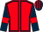 Red, dark blue seams, dark blue sleeves, red armlets, striped cap (Still Scoobyless)