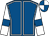 Royal blue, white seams, white sleeves, royal blue armlets, royal blue and white quartered cap (Mr Roger S Beadle)