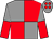 Grey and red (quartered), halved sleeves, grey cap, red spots (Mr Dean Ivory)