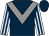 Dark blue, grey chevron, white and royal blue striped sleeves (Bgc Racing Xi & Partner)