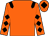 Orange, black epaulets, diamonds on sleeves, orange cap, black diamond (Maid In Heaven Partnership)