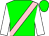 Green, pink sash and cap, white sleeves, GREEN CAP (Mr K Abdullah)