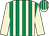 Beige and emerald green stripes, beige sleeves (Mr Imhotep Booth)