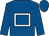 Royal blue, white hollow box (Donald McCain Racing Club)