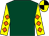 Dark green, yellow sleeves, orange diamonds, yellow and black quartered cap (Inthewayboy Group)