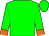 Green, orange cuffs on sleeves (Dante Hernandez)