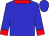 Blue, red cuffs & collar (Carrol Stubbs)