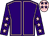 Purple, pink seams, purple sleeves, pink stars, pink cap, purple stars (The High Altitude Partnership)