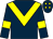 Dark blue, yellow chevron, armlets and diamonds on cap (Mrs Stephanie Hoffmann)