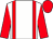 White, red braces, sleeves and cap (D Hassan, Ali Tait, M Wigham)