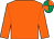 Orange, orange & emerald green quartered cap (Ives Ashley Vasey Partnership)