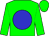 Gray, lime braces, blue 'kap', lime hoops on blue sleeves (Yenise Rosario-colon)