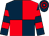 Dark blue and red (quartered), hooped sleeves and cap (Withyslade)