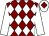 Maroon & white diamonds, white sleeves, white cap, maroon diamond (Martin McDonagh & Paul G Murphy & M J Nixon)