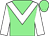 Light green, white chevron and sleeves (From The Front Racing, Twopoundpunt2)
