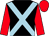 Black, light blue cross belts, red sleeves and cap (Mr & Mrs T W Readett-bayley)