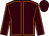 Brown, orange seams, brown cap (North Yorkshire Bloodstock Racing)