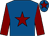 Royal blue, maroon star, sleeves and star on cap (Abacus Bloodstock Racing Club)