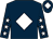 Dark blue, white diamond, dark blue sleeves, white stars, dark blue cap, white diamond (Fly Like An Eagle Syndicate)
