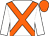 White, orange cross belts, orange cap (Mr Geoffrey Bishop)
