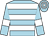 Light blue, white hoops and armlets (Mrs Gill Summers)