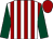 White and burgundy stripes, dark green sleeves, burgundy cap (Messrs A M Kapnias, M J Kapnias & A J Scheckter &)