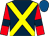 Dark blue, yellow cross belts, red sleeves, dark blue armlets, royal blue cap (Mrs F A Ford)