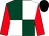 Dark green and white (quartered), red sleeves, black cap (Mr H H G Owen)