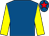 Royal blue, yellow sleeves, royal blue cap, red star (Ms Margaret Mullins)