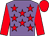 Mauve, red stars, sleeves and cap (Brough Farm Racing Partnership)