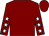 Maroon, white stars on sleeves (Richard Sedillo)