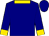 Navy blue, gold shamrock on back, gold cuffs & collar (Rita Garcia)