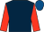 Dark blue, flame sleeves, royal blue cap (The Karijini Partnership)