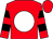 Red, white ball, black hoops on sleeves (Coco Ranch Llc)