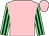 Watermelon, light and dark green striped sleeves (Madden Racing And Nentwig, Michael)