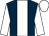 Dark blue, white stripe, sleeves and cap (Mrs M Boudot)