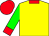 Yellow, green sleeves, red collar, cuffs and cap (Messrs Marius Mostert, Douglas Campbell, B A Middl)