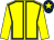 Yellow, dark blue seams, yellow sleeves, dark blue cap, yellow star (Mr Rory Connell)