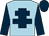 Light blue, dark blue cross of lorraine, sleeves and cap (Twentys Plenty)