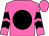 Hot Pink, Black Disc, Black Chevrons On Sleeves (Rafter Sm Ranch)