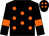 Black, orange spots, armlets and spots on cap (Mr John Smith & Mrs P Bastiman)