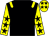 Black, yellow epaulettes, yellow sleeves, black stars, yellow cap, black stars (N J Heffernan)