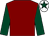 Maroon, dark green sleeves, white cap, dark green star (Cedars Stud Partnership)