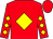 Red, yellow diamond, yellow diamonds on sleeves (Rayne Knight)