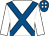 White, royal blue cross belts, royal blue cap, white spots (Mr C F Colquhoun)