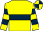 Yellow, dark blue hoop, hooped sleeves, quartered cap (Mr H W Wheeler)