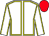 White, yellow seams, red cap (Lowther Racing Iv)