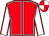 Red, white seams, white sleeves, red seams, white & red quartered cap (Krisdenoel Syndicate)