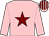 Pink, maroon star, striped cap (Mrs Caren Walsh & John Lightfoot)